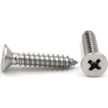 Šroub šroub do plechu 3,9*19mm Zn zapuštěná hlava DIN 7982