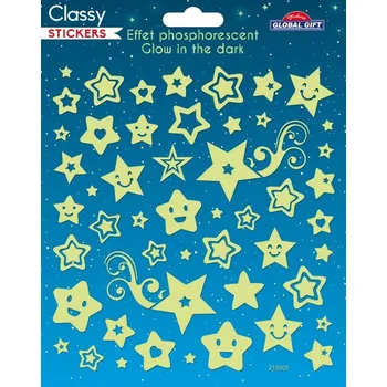 samolepka Samolepky GG CLS 215005 svítící ve tmě - Stars