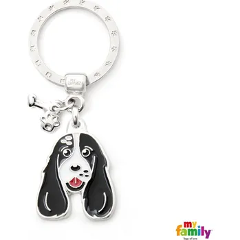 psí známka My Family Známka Friends - kokršpaněl černo-bílý 2 (323080)