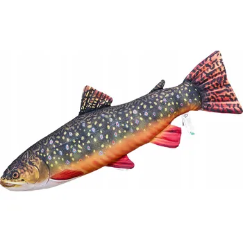 plyšák Polštář ryba GABY plyšová hračka PSTRUH PRAMENITÝ 35 cm