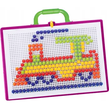 ostatní stavebnice Mozaika kloboučky 272 ks s tabulkou