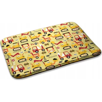 Koberec Velký dětský koberec do pokoje, ložnice - Stavební vozidla 90x60 cm