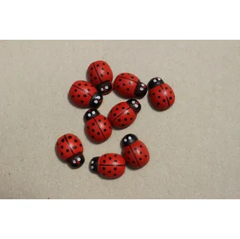 kreativní sada Berušky červené 18 mm, Množství: balení/80 ks