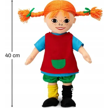 Panenka Měkká Panenka Pipi Dlouhá Punčocha 40 cm