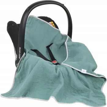 Zavinovačka BABYMAM MUŠELÍNOVÝ ZAVINOVAČKA DEKA NOSÍTKA AUTOSEDAČKY