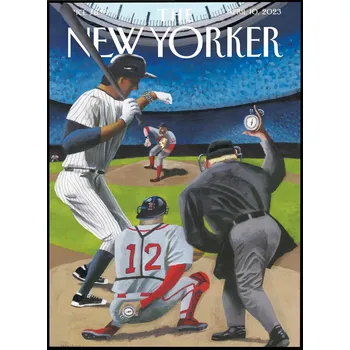 Obraz Plakát Obálka časopisu The New Yorker BASEBALL SPORTOVNÍ TÝM bez rámu 42 x 59,4 cm