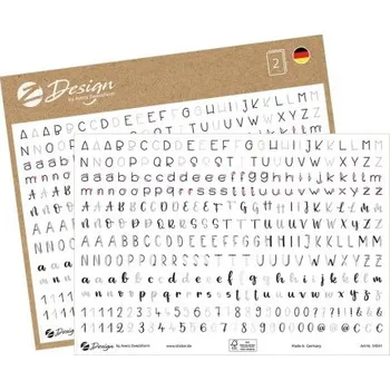 Samolepící etiketa AVERY Z-DESIGN Písmena & číslice, saténový-matný