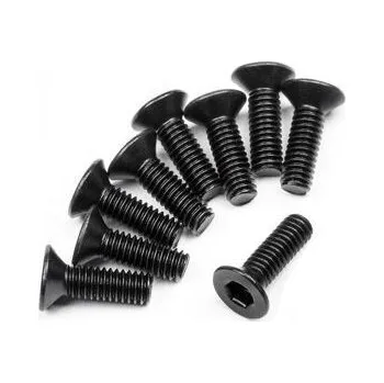 Šroub šroub M8*40mm celozávit, imbusová zápustná hlava 90° bez úpravy 10.9 DIN 7991