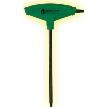 Klíč BEARGRIP klíč zástrčný TORX T10*125mm, T-rukojeť, 111-31518