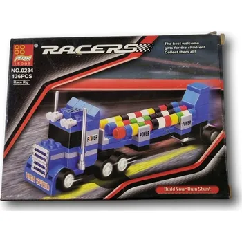 ostatní stavebnice Stavební STAVEBNICE PEIZHI RACERS 0234 136 dílů