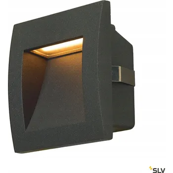 Nástěnné svítidlo SLV by Spotline DOWNUNDER OUT LED zapuštěné nástěnné svítidlo, antracitová barva, SMD LED