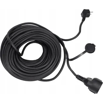 Napájecí kabel Prodlužovací Kabel BAVARIA 20 m, 1 ks, černý