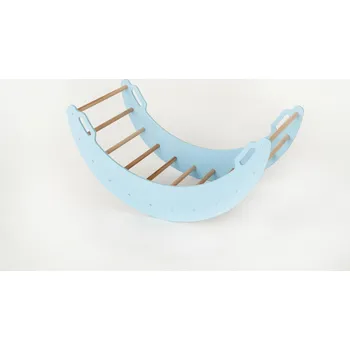 Dětská houpačka Dřevěné dětské Houpačka Moon blue