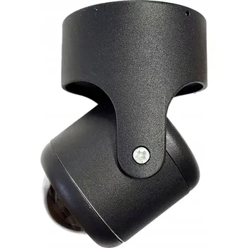 LED stropní/nástěnné svítidlo černé na USB 1 ks barevné světlo žluté po