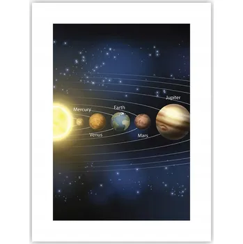 Obraz Obraz plakát do obýváku ložnice 30x40 vesmír plakáty na zeď bez rámu