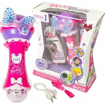 Mikrofon MIKROFON PRO DĚTI KARAOKE NAHRÁVÁNÍ EFEKTY MP3