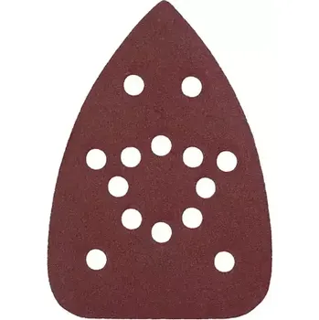 Brusný papír DEDRA DED70632 smirkový delta papír K80, 5ks