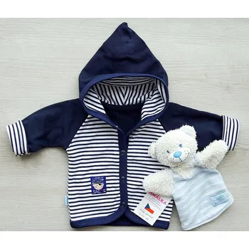 Kojenecká bunda AMÁLKA Bavlněný, dvojitý, námořnický kabátek Velikost: 62-68