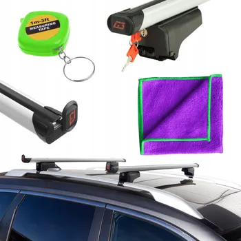 STŘEŠNÍ NOSIČ Příčníky pro Toyota RAV-4 2 II XA20 00-06 na podélné nosiče (relingy)