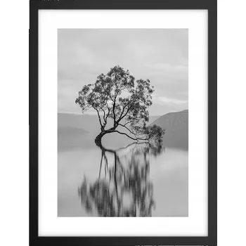 Obraz Obraz plakát v černém rámu do obýváku 30x40 krajina plakáty na zeď