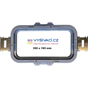 rámeček vyšívací magnetický 350x165mm pro vyšívací stroje GMS-CT série vybavení: 1 kus