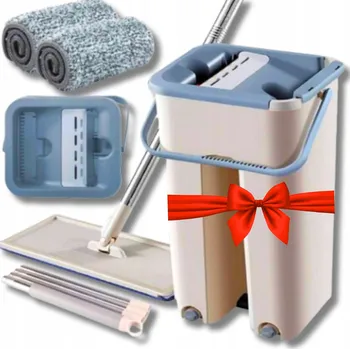 Kbelík a plochý mop kapsel.mk 11,5 cm