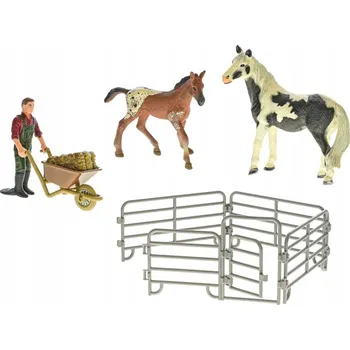 Zoolandia kůň s hříbětem a doplňky