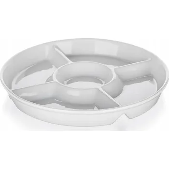 ROZDĚLENÁ MISKA SALÁTOVÁ MÍSA 30 cm NA SVAČINU, kulatá miska, talíř