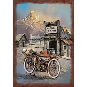 Obraz Cedule USA Motobike