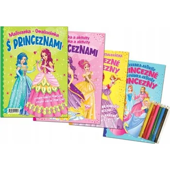 Vrták Maľovanka Omalovánka a aktivity s princeznami
