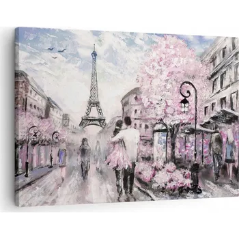 Obraz Obraz na plátně do obýváku, ložnice 70x50 město foto obrazy na zeď