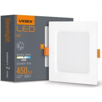 Stropní svítidlo Videx 6 W 450 lm LED