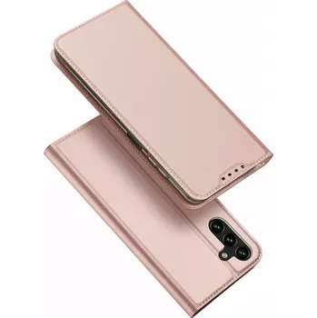Pouzdro na mobilní telefon Prémiové flipové pouzdro DUX DUCIS SKIN na mobil Samsung Galaxy A25 5G růžové (Flipové knížkové vyklápěcí pouzdro DUX DUCIS SKIN na mobilní telefon Samsung Galaxy A25 5G růžové)