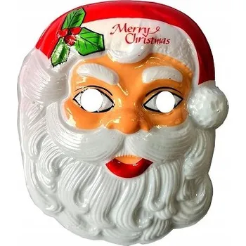 Karnevalová maska MIKULÁŠSKÁ MASKA PRO DĚTI ČEPICE VOUSY SVATÝ PM069