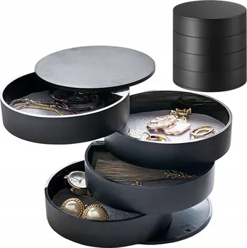 Paradox Organizér na šperky a doplňky LUGARO / Černá