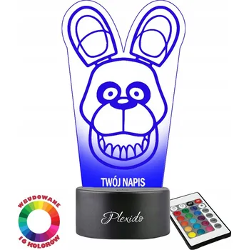 Lampička Plexido vícebarevná Noční lampa