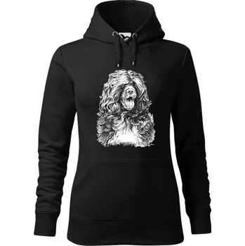Dámská mikina Mikina - Portugalský vodní pes Barva: Černá (01), Velikost: XXL, Střih: Dámské