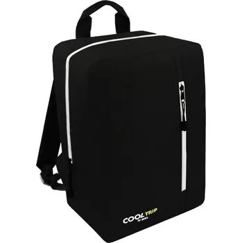 Městský batoh BATOH SPORTOVNÍ TRÉNINKOVÝ CESTOVNÍ ČERNÝ 18L