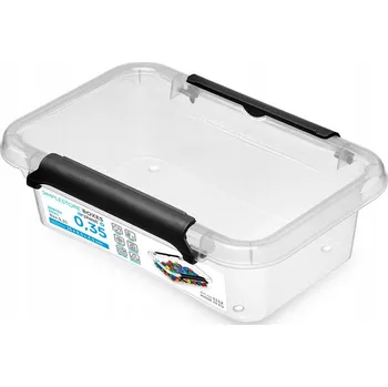 Dóza na potraviny Plastová dóza s víkem a organizérem 0,35 l