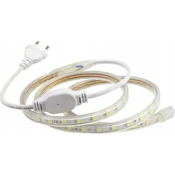 LED osvětlení LED pásek 230V VENKOVNÍ 19 metrů STUDENÁ BÍLÁ SMD 5050 60 diod sada 19m studená