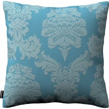 Polštář Povlak na polštář 50x50 cm, akantové listy na modrém pozadí