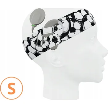 Univerzální páska pro řečové procesory / implantáty - bílý míč - vel S