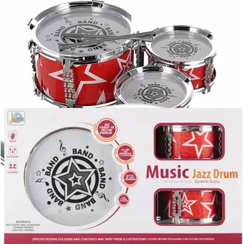 Hudební nástroj pro děti HUDEBNÍ NÁSTROJ BICÍ SOUPRAVA ČINELY