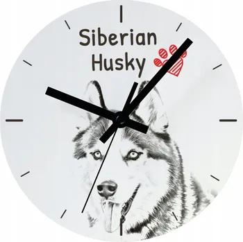 Hodiny Nástěnné hodiny Art-Dog bílé 20 cm