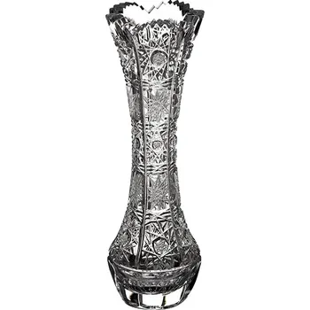 Váza Bohemia Crystal váza na květiny - píšťala 88350/205mm. Bohatý brus Klasik.