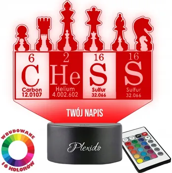 Lampička Plexido vícebarevná Noční lampa