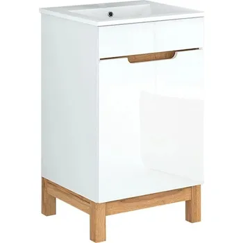 Koupelnový nábytek BPS-koupelny Koupelnová skříňka s keramickým umyvadlem Spok 50 P