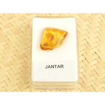Přírodní kámen Jantar z Litvy v krabičce 1,6g