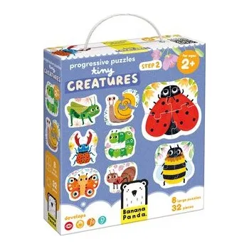 Puzzle Progressive Puzzles. Tiny Creatures 2+