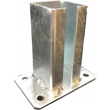 Plotový sloupek Patka sloupku panelového plotu 80x80 ZÁKLADNA KOTVA